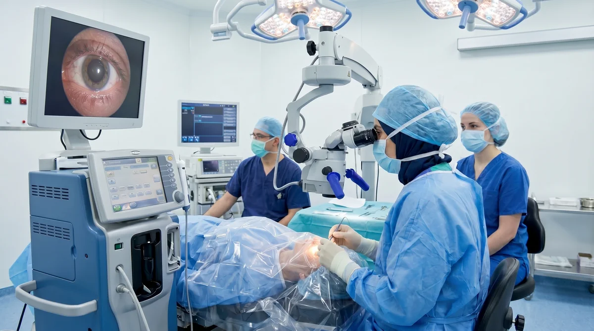 Chirurgie cataracte Salé Hay Karima Dr Meriem El Akhdari